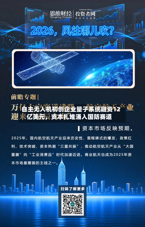 自主无人机初创企业量子系统融资12亿美元，资本扎堆涌入国防赛道-第3张图片