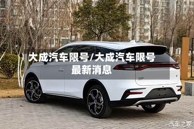 大成汽车限号/大成汽车限号最新消息-第2张图片
