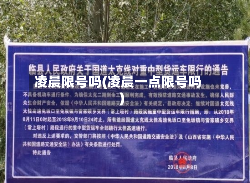凌晨限号吗(凌晨一点限号吗)-第3张图片