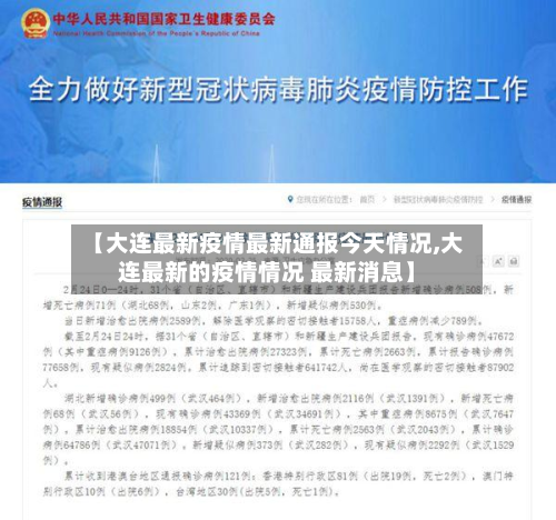【大连最新疫情最新通报今天情况,大连最新的疫情情况 最新消息】