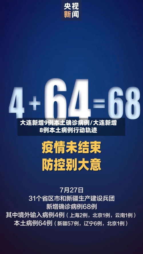 大连新增9例本土确诊病例/大连新增8例本土病例行动轨迹