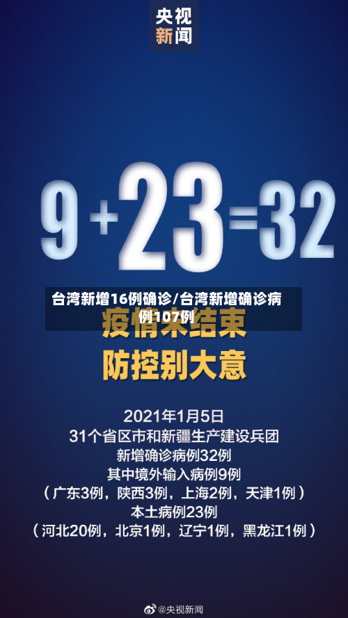 台湾新增16例确诊/台湾新增确诊病例107例