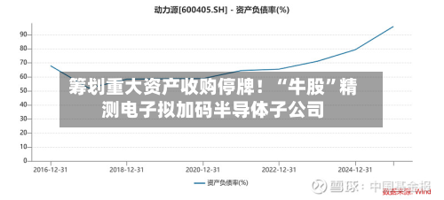 筹划重大资产收购停牌!“牛股”精测电子拟加码半导体子公司