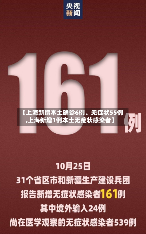 【上海新增本土确诊6例	、无症状55例,上海新增1例本土无症状感染者】-第2张图片
