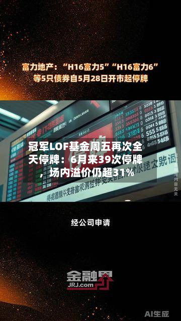 冠军LOF基金周五再次全天停牌：6月来39次停牌，场内溢价仍超31%