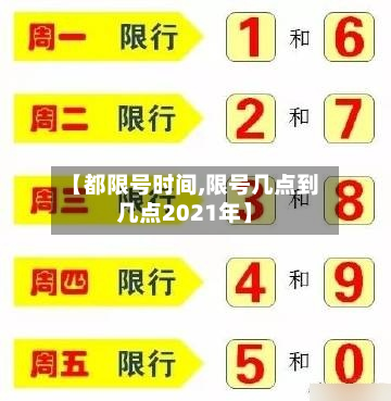 【都限号时间,限号几点到几点2021年】