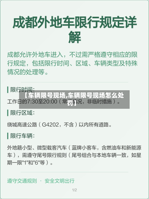 【车辆限号现场,车辆限号现场怎么处罚】-第2张图片