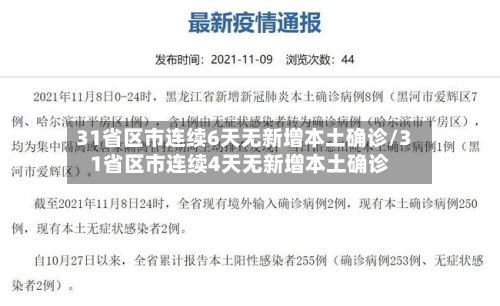 31省区市连续6天无新增本土确诊/31省区市连续4天无新增本土确诊-第2张图片