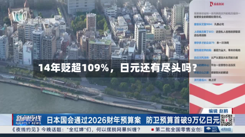 14年贬超109%，日元还有尽头吗？-第2张图片