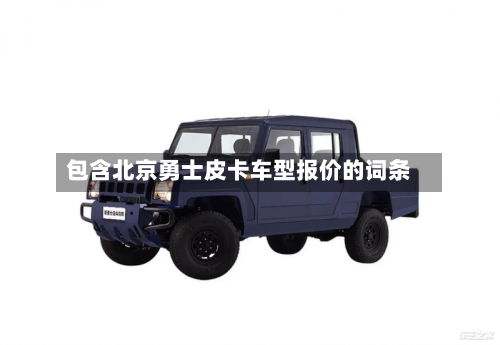 包含北京勇士皮卡车型报价的词条