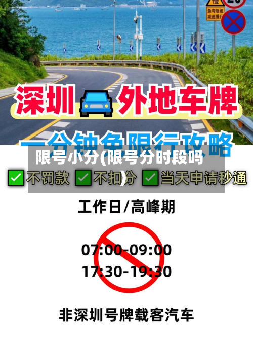 限号小分(限号分时段吗)