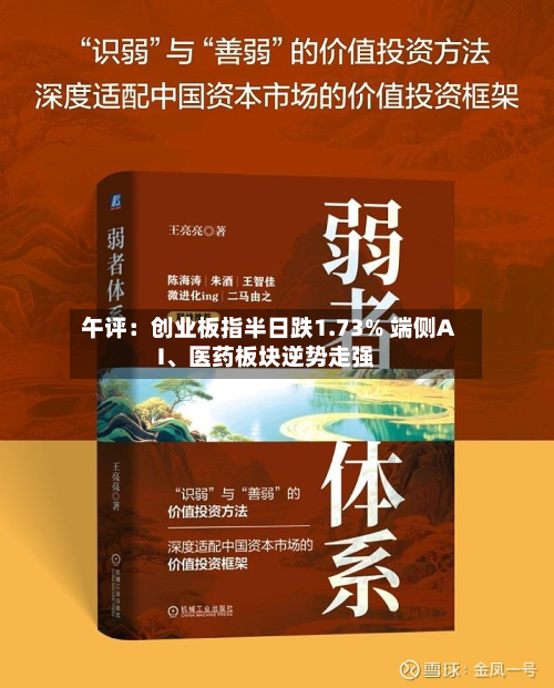 午评：创业板指半日跌1.73% 端侧AI、医药板块逆势走强