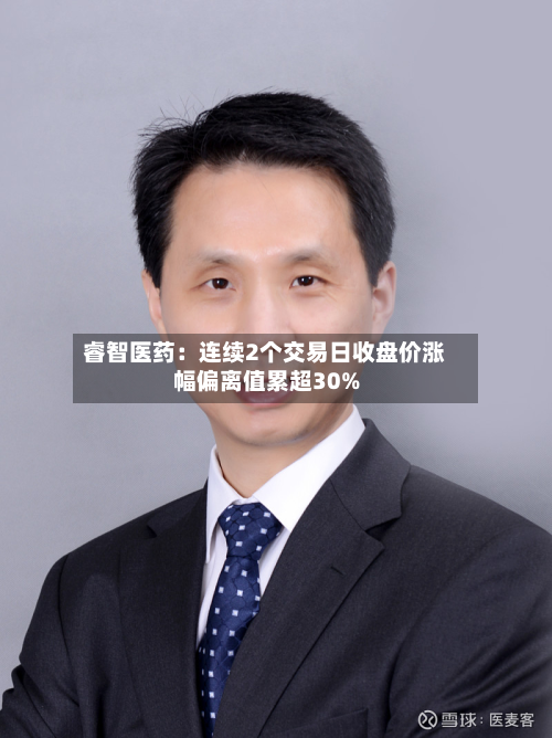 睿智医药:连续2个交易日收盘价涨幅偏离值累超30%-第3张图片