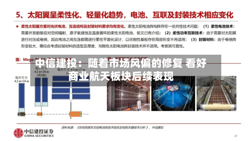 中信建投：随着市场风偏的修复 看好商业航天板块后续表现