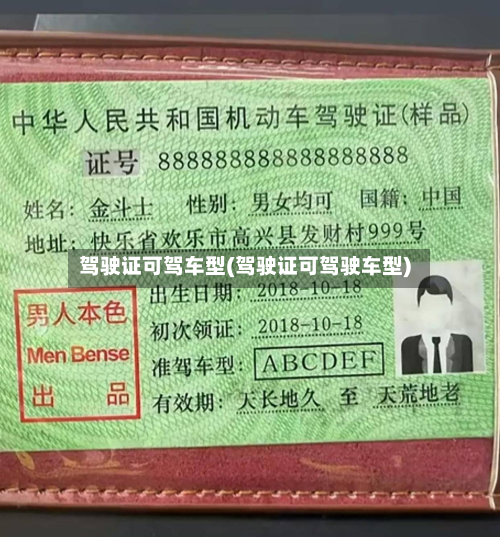 驾驶证可驾车型(驾驶证可驾驶车型)-第2张图片