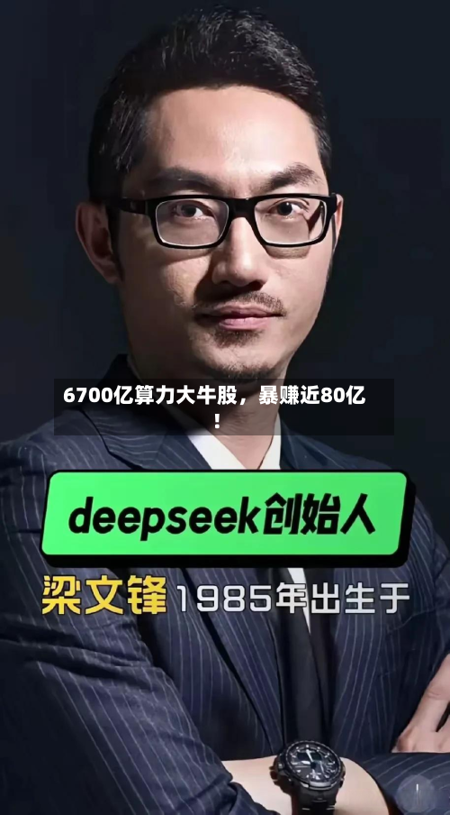 6700亿算力大牛股，暴赚近80亿！-第2张图片