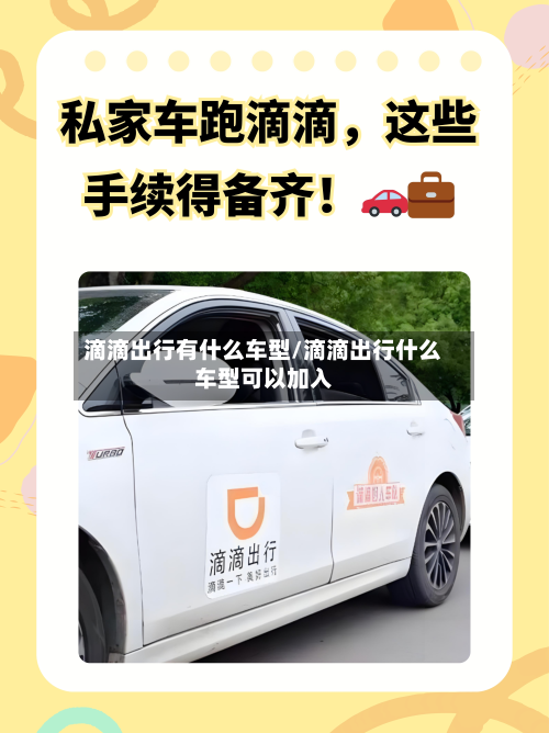 滴滴出行有什么车型/滴滴出行什么车型可以加入-第2张图片