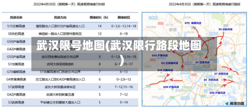 武汉限号地图(武汉限行路段地图)-第2张图片