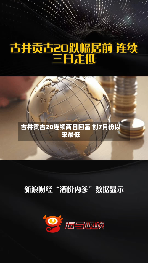 古井贡古20连续两日回落 创7月份以来最低