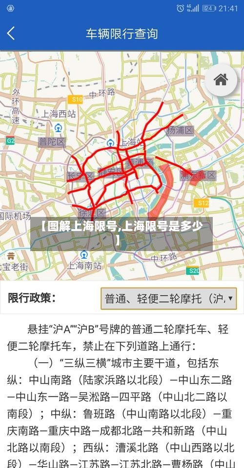 【图解上海限号,上海限号是多少】
