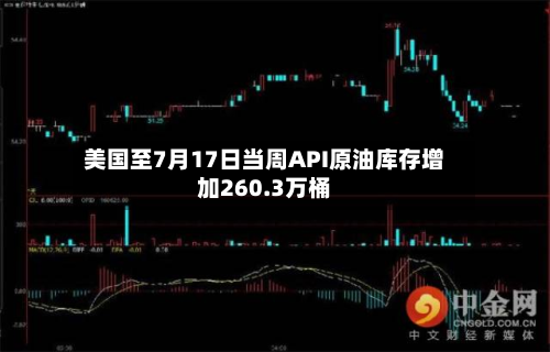 美国至7月17日当周API原油库存增加260.3万桶