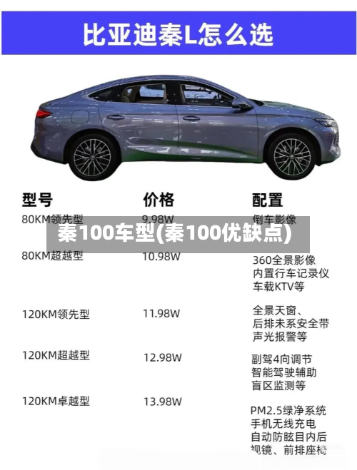 秦100车型(秦100优缺点)
