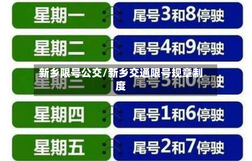 新乡限号公交/新乡交通限号规章制度