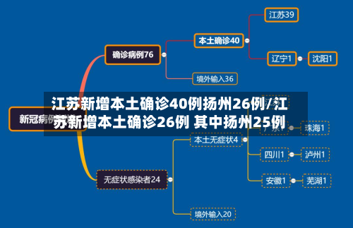江苏新增本土确诊40例扬州26例/江苏新增本土确诊26例 其中扬州25例