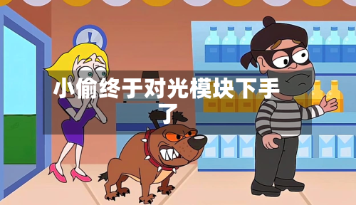 小偷终于对光模块下手了