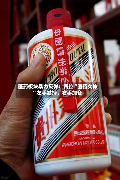 医药板块暴力反弹：两位“医药女神	”左手减持	，右手加仓-第2张图片