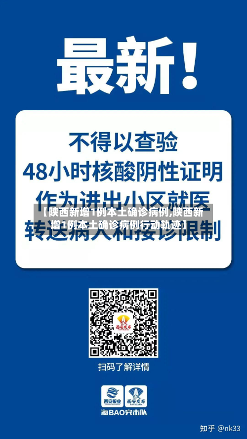 【陕西新增1例本土确诊病例,陕西新增1例本土确诊病例行动轨迹】-第2张图片