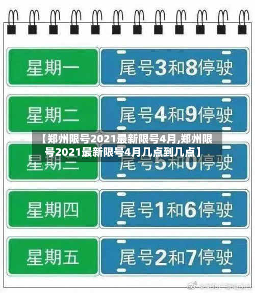 【郑州限号2021最新限号4月,郑州限号2021最新限号4月几点到几点】-第3张图片