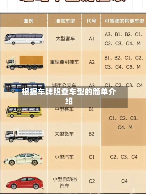 根据车牌照查车型的简单介绍