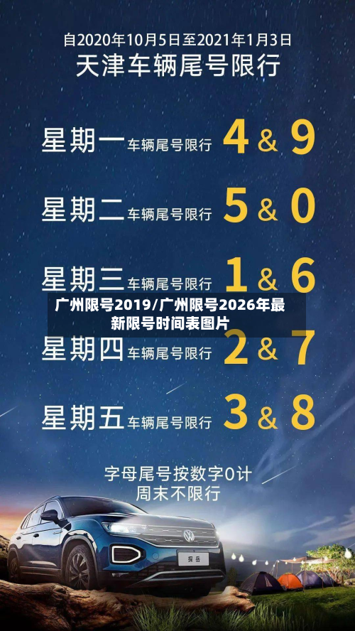 广州限号2019/广州限号2026年最新限号时间表图片-第2张图片