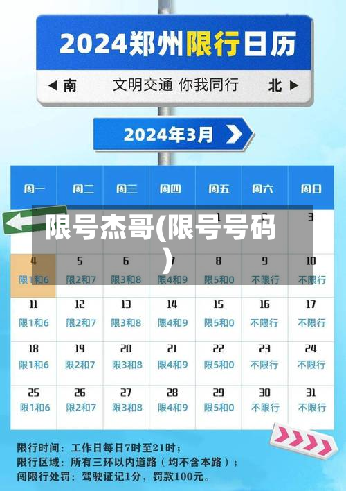 限号杰哥(限号号码)