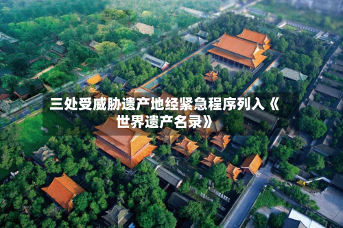 三处受威胁遗产地经紧急程序列入《世界遗产名录》-第2张图片